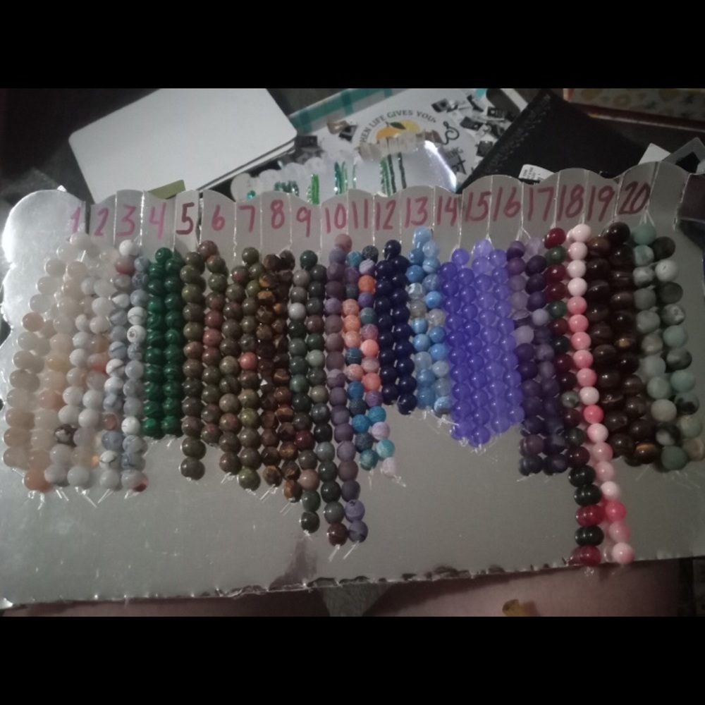 Semi precious stone beads